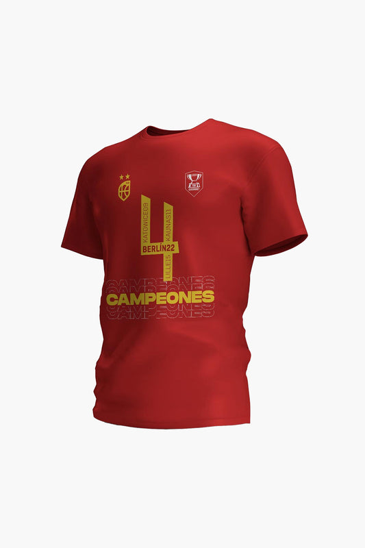 Camiseta Campeones Europa 2022