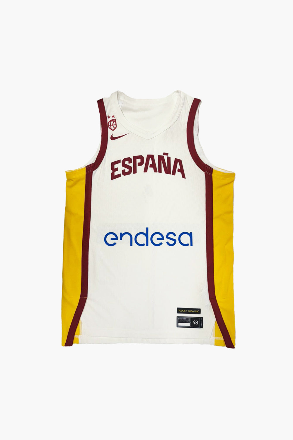 Camiseta juego blanca Selección Española