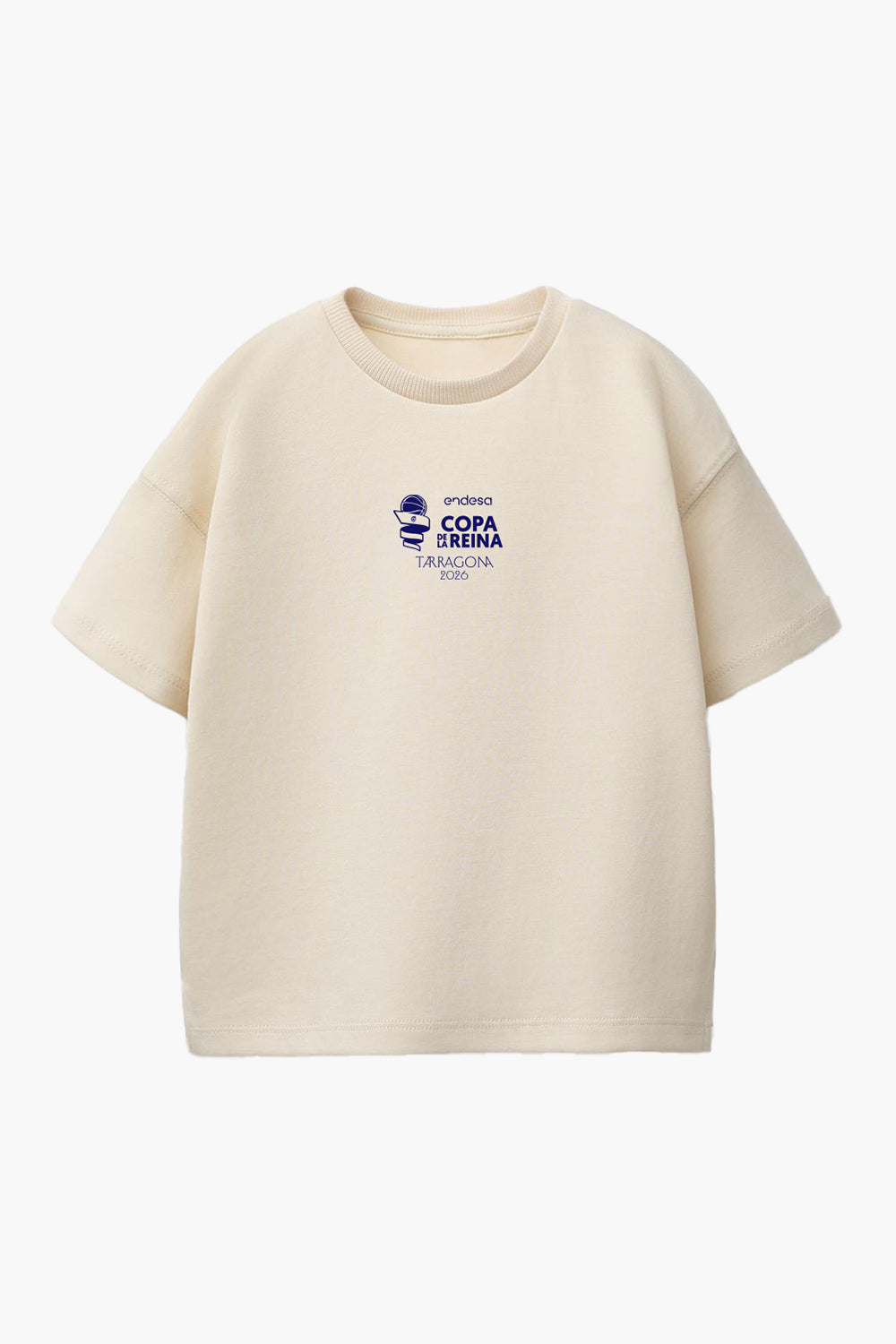 Camiseta beige equipos Copa de la Reina
