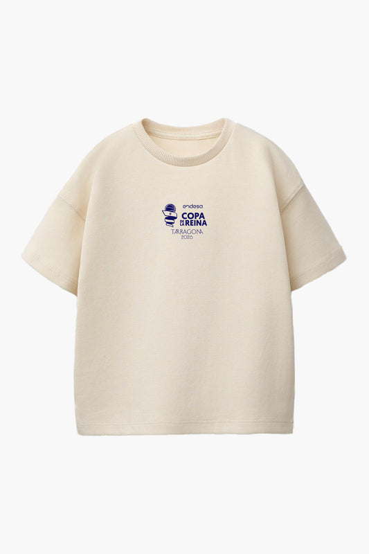 Camiseta beige equipos Copa de la Reina