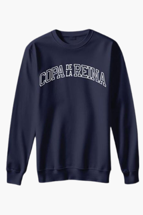 Sudadera azul Copa de la Reina